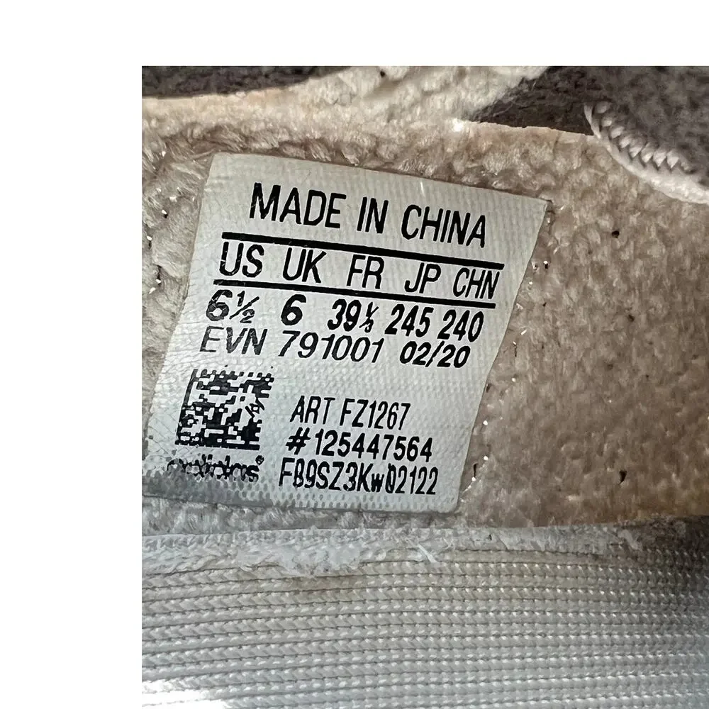 Yeezy Zion Adidas Boost 350 V2  Low Lace Up Sneaker Shoes FZ1267 Size 6.5 VGC